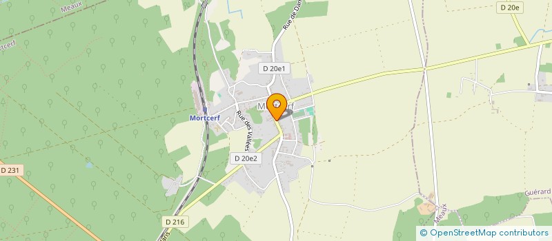 localisation de l'entreprise BOUCHERIE AGRICOLE DE MORTCERF à MORTCERF