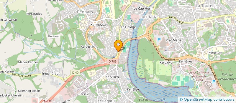 localisation de l'entreprise BOUCHERIE AL AN'AM à QUIMPER