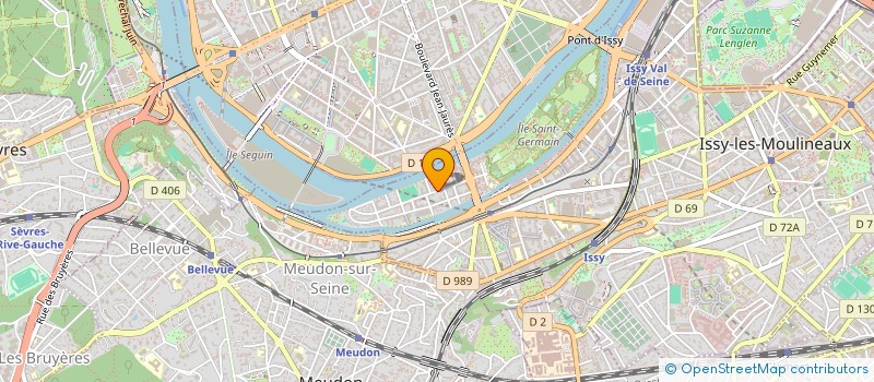 localisation de l'entreprise BOUCHERIE ALIMENTATION GENERALE à ISSY-LES-MOULINEAUX
