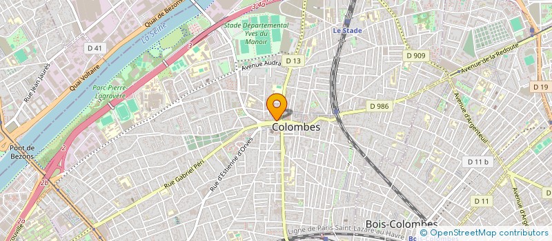 localisation de l'entreprise BOUCHERIE AMANOUZE à COLOMBES
