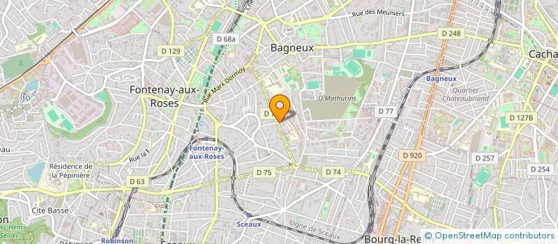 localisation de l'entreprise BOUCHERIE AMAOU à BAGNEUX