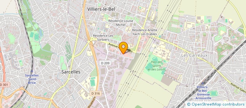 localisation de l'entreprise BOUCHERIE AMIRA  VILLIERS-LE-BEL