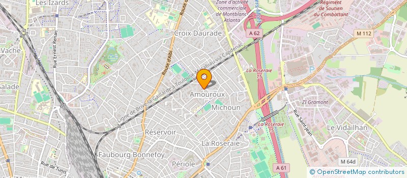 localisation de l'entreprise BOUCHERIE AMOUROUX à TOULOUSE