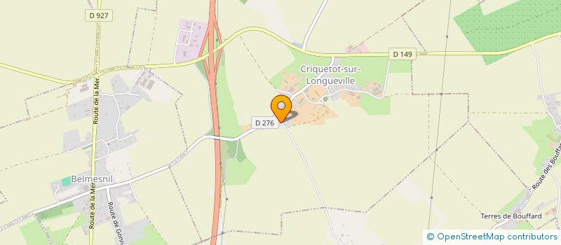 localisation de l'entreprise BOUCHERIE ANCELIN  CRIQUETOT-SUR-LONGUEVILLE