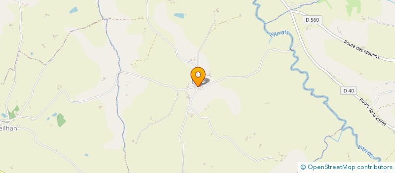 localisation de l'entreprise BOUCHERIE ANDRE.L.  SAINT-CLAR