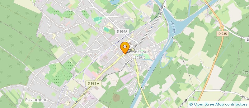 localisation de l'entreprise BOUCHERIE ANSART  FRESNES-SUR-ESCAUT