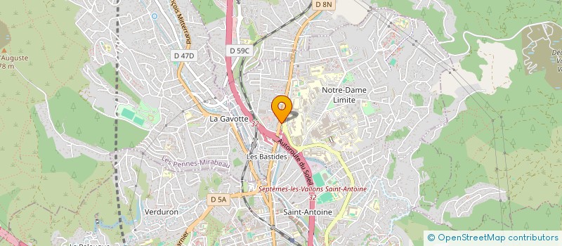 localisation de l'entreprise BOUCHERIE B.C.B.G 15IEME à MARSEILLE