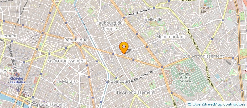 localisation de l'entreprise BOUCHERIE BADRE à PARIS