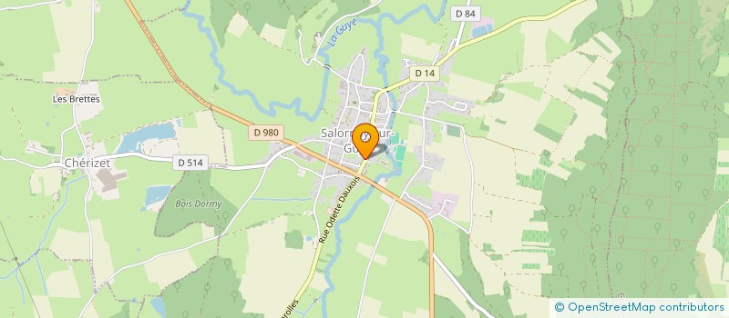 localisation de l'entreprise BOUCHERIE BALON  SALORNAY-SUR-GUYE