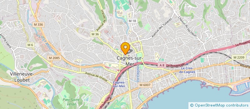 localisation de l'entreprise BOUCHERIE BAUSSY à CAGNES-SUR-MER