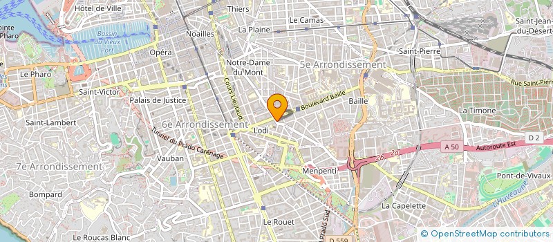 localisation de l'entreprise BOUCHERIE BB à MARSEILLE