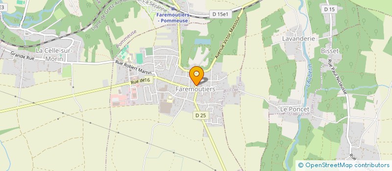 localisation de l'entreprise BOUCHERIE BENOIST  FAREMOUTIERS