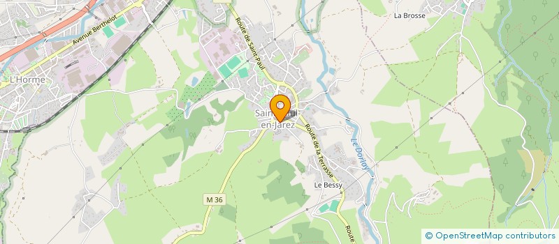 localisation de l'entreprise BOUCHERIE BENZ  SAINT-PAUL-EN-JAREZ