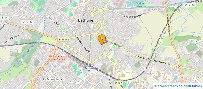 localisation de l'entreprise BOUCHERIE BETHUNOISE à BETHUNE