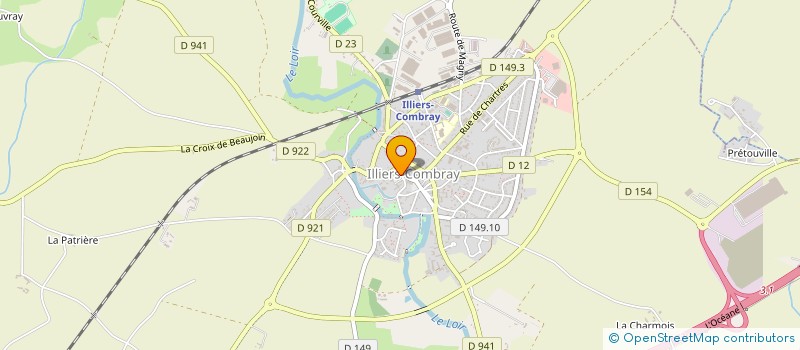 localisation de l'entreprise BOUCHERIE BLANCHARD à ILLIERS COMBRAY