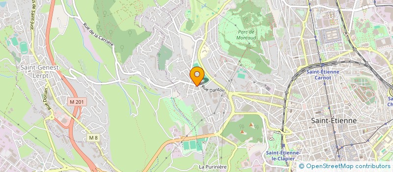 localisation de l'entreprise BOUCHERIE BONZI  SAINT-ETIENNE