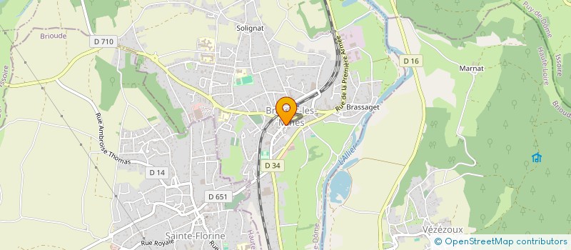 localisation de l'entreprise BOUCHERIE BOTO  BRASSAC-LES-MINES