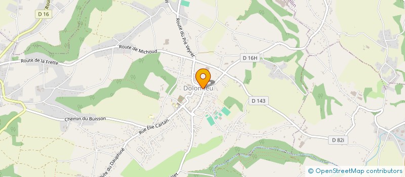 localisation de l'entreprise BOUCHERIE BOUVARD  DOLOMIEU