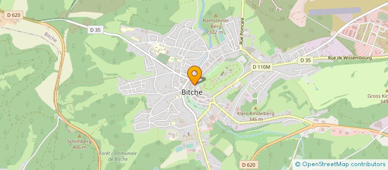 localisation de l'entreprise BOUCHERIE BUSCHE à BITCHE