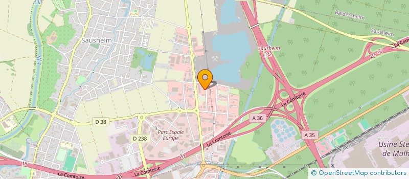 localisation de l'entreprise BOUCHERIE C.F.M.O  SAUSHEIM