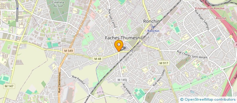 localisation de l'entreprise BOUCHERIE CABOCHE à FACHES-THUMESNIL