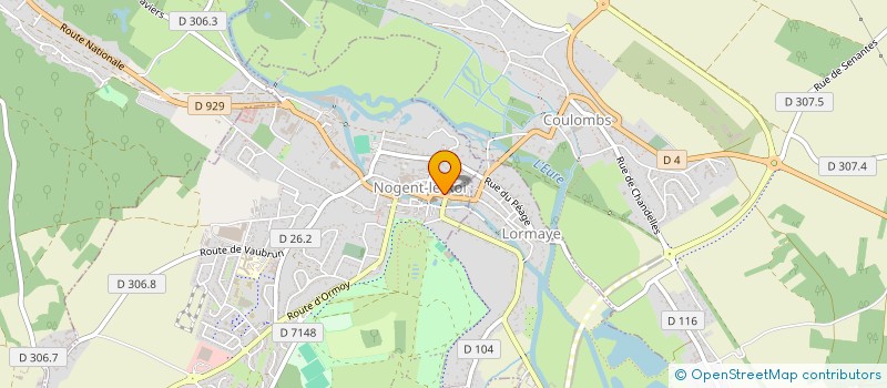 localisation de l'entreprise BOUCHERIE CADOT à NOGENT-LE-ROI