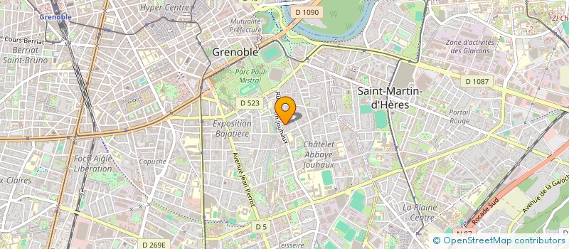 localisation de l'entreprise BOUCHERIE CALAS à GRENOBLE