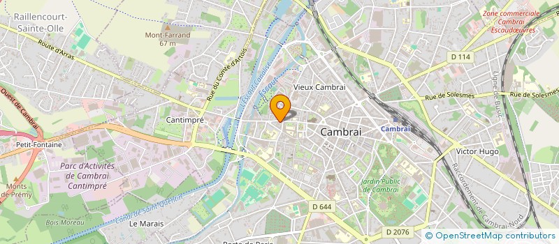 localisation de l'entreprise BOUCHERIE CAMBRAISIS  CAMBRAI