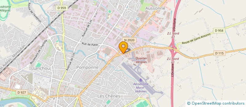 localisation de l'entreprise BOUCHERIE CAMMAS AUSSONNE à MONTAUBAN