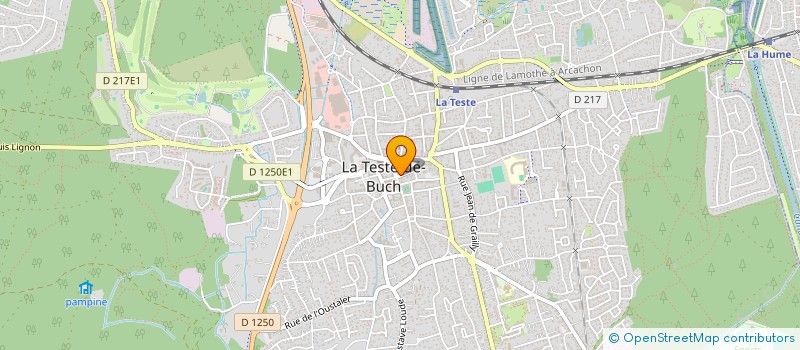 localisation de l'entreprise BOUCHERIE CASTILLON FRERES à LA TESTE-DE-BUCH