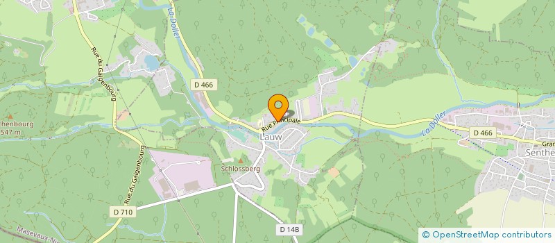 localisation de l'entreprise BOUCHERIE CHARC DE LA VALLEE CHEZ HUBERT à OBERBRUCK