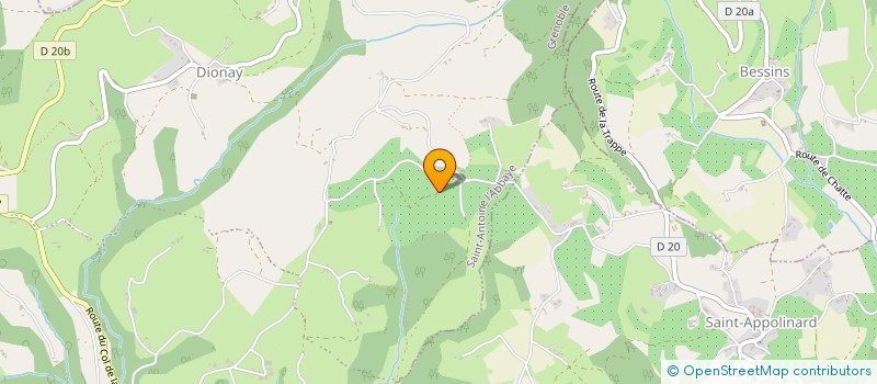 localisation de l'entreprise BOUCHERIE CHARCUTERIE AGERON FRANCK  SAINT-ROMANS