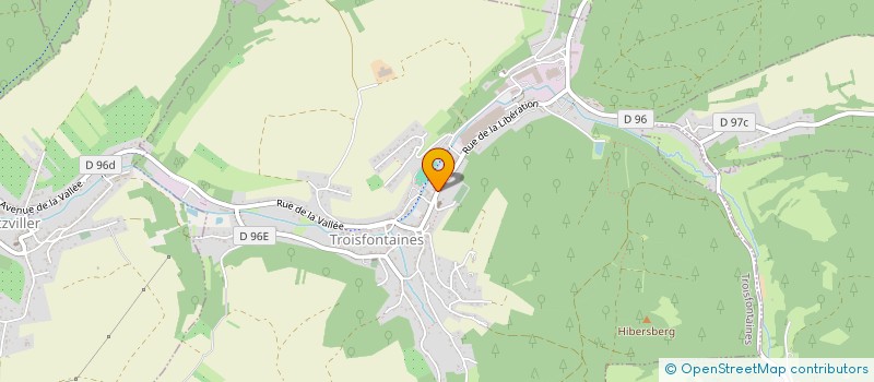 localisation de l'entreprise BOUCHERIE CHARCUTERIE ALIMENTATION THIRION  TROISFONTAINES