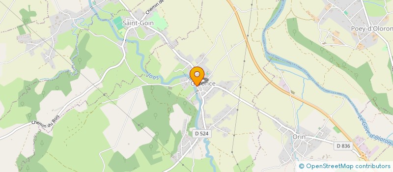 localisation de l'entreprise BOUCHERIE-CHARCUTERIE AU TERROIR DE NOTRE VALLEE  GERONCE