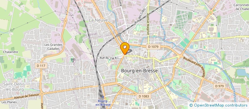 localisation de l'entreprise BOUCHERIE CHARCUTERIE BOZON à BOURG-EN-BRESSE