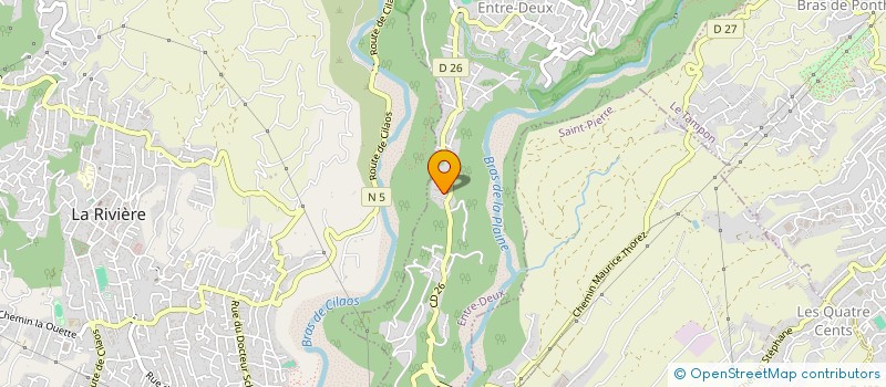 localisation de l'entreprise BOUCHERIE CHARCUTERIE CHEZ PEPE  ENTRE-DEUX