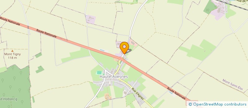 localisation de l'entreprise BOUCHERIE-CHARCUTERIE CHRISTOPHE  HAUTE-AVESNES