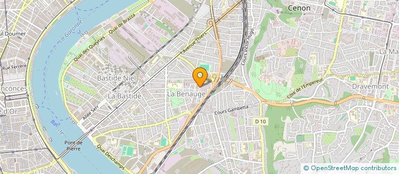 localisation de l'entreprise BOUCHERIE CHARCUTERIE DES BASTIDES  BORDEAUX