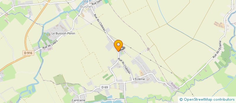 localisation de l'entreprise BOUCHERIE CHARCUTERIE DU QUESNOY  BUSNES