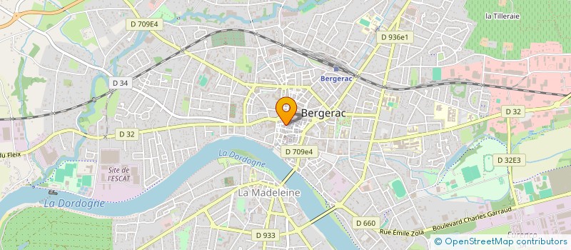 localisation de l'entreprise BOUCHERIE CHARCUTERIE DUTEL CEDRIC à BERGERAC