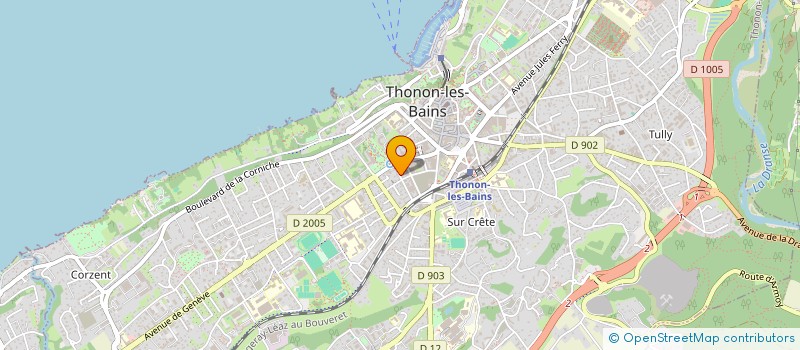 localisation de l'entreprise BOUCHERIE CHARCUTERIE EN GROS DU LEMAN à THONON-LES-BAINS