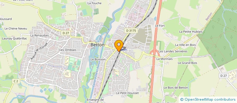 localisation de l'entreprise BOUCHERIE CHARCUTERIE ESNAULT à BETTON