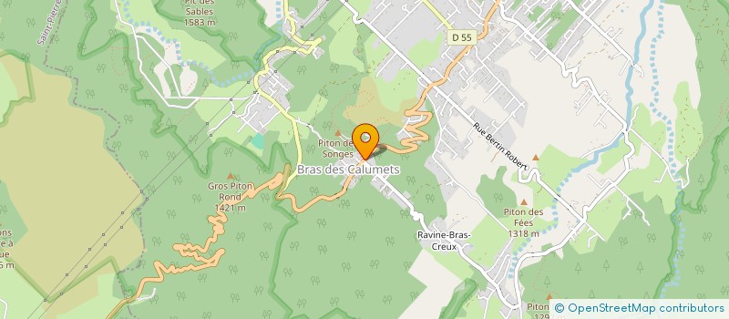 localisation de l'entreprise BOUCHERIE CHARCUTERIE EVAN à LA PLAINE-DES-PALMISTES