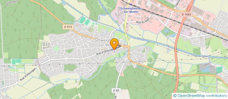 localisation de l'entreprise BOUCHERIE CHARCUTERIE FECHTER à SCHWEIGHOUSE-SUR-MODER