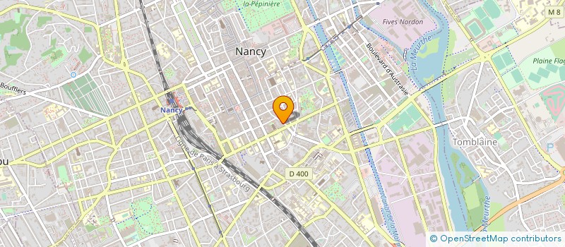 localisation de l'entreprise BOUCHERIE CHARCUTERIE GUELMA à NANCY