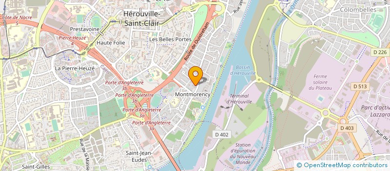 localisation de l'entreprise BOUCHERIE CHARCUTERIE LESAGE SARL à HEROUVILLE-SAINT-CLAIR