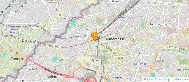 localisation de l'entreprise BOUCHERIE CHARCUTERIE MC  ANNEMASSE