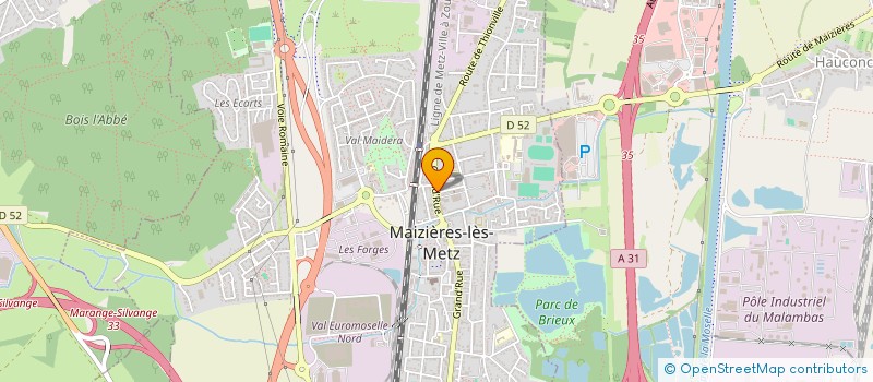 localisation de l'entreprise BOUCHERIE CHARCUTERIE OLENDER  MAIZIERES-LES-METZ