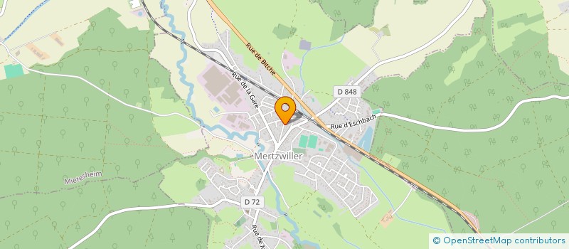 localisation de l'entreprise BOUCHERIE CHARCUTERIE RIESER à MERTZWILLER