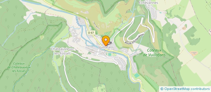 localisation de l'entreprise BOUCHERIE-CHARCUTERIE ROBBE FRERES  VUILLAFANS